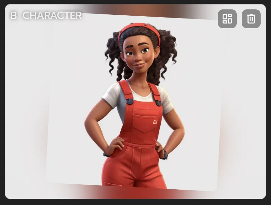 Pick a cartoon style for your character