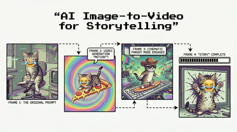 How to Create a Full Storytelling Series Using AI Image-to-Video Tools