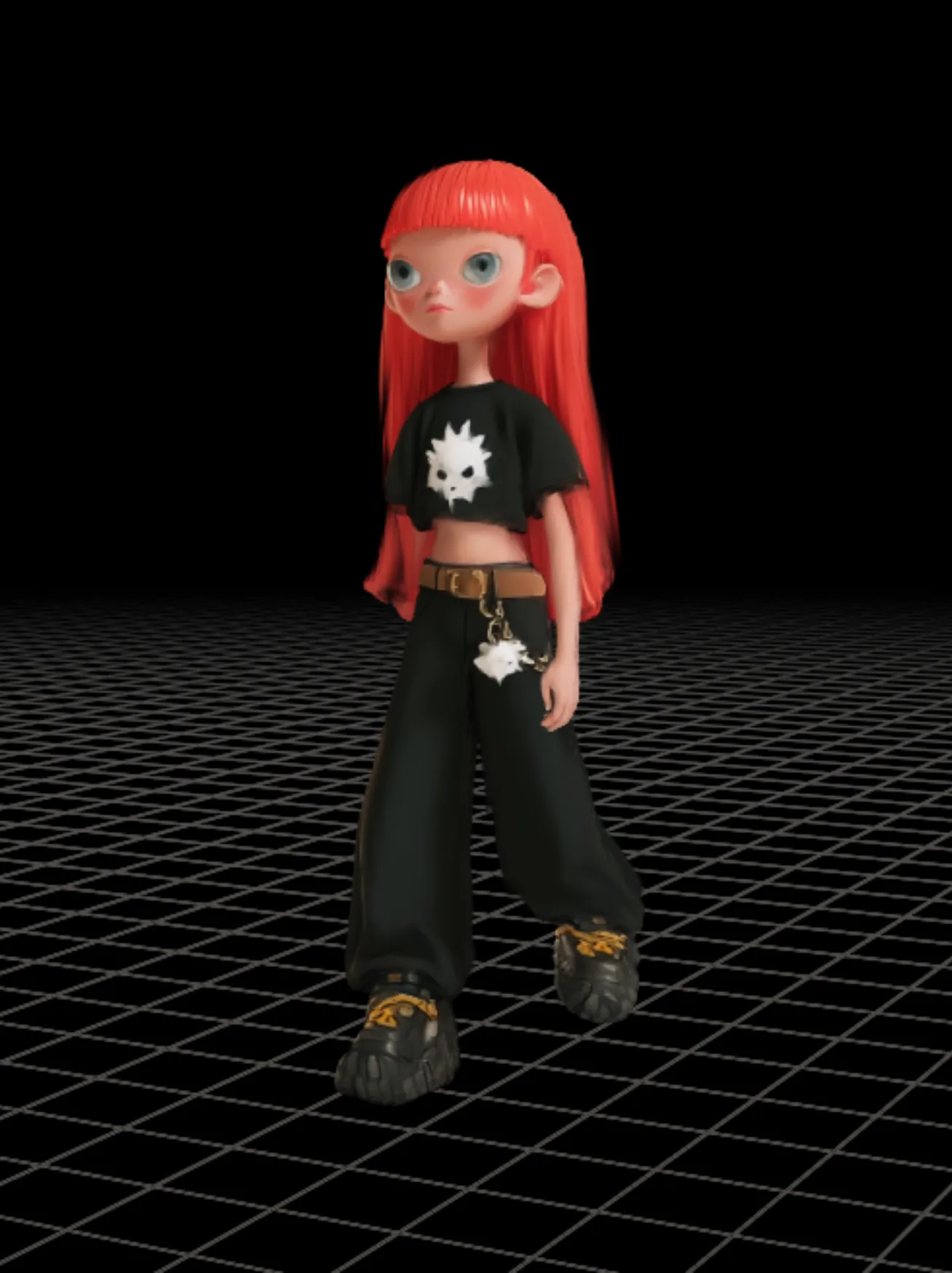 生成的 3D 角色